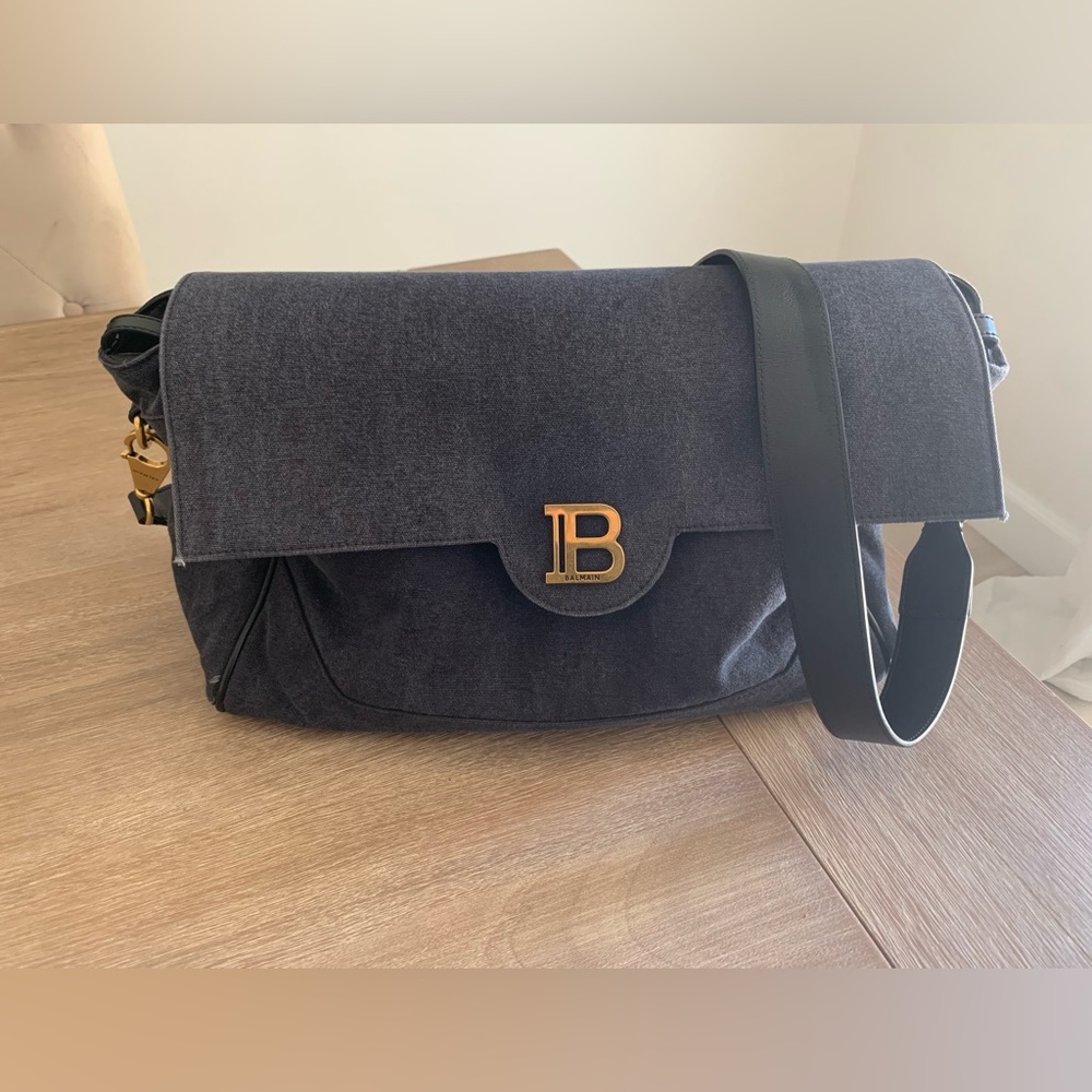 BALMAIN Kids - Logo Plaque Baby Changing Bag